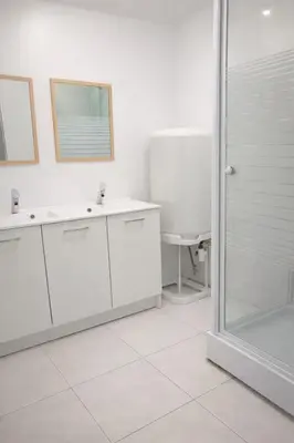 Salle de bains dans l'établissement Appartement log 2