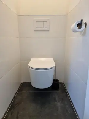 Salle de bains dans l'établissement Maison quartier ouest Limoges