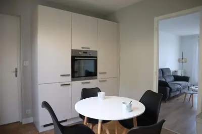 Cuisine ou kitchenette dans l'établissement Maison quartier ouest Limoges