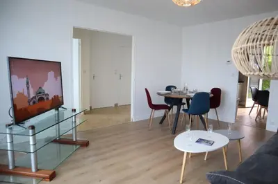 Coin salon dans l'établissement Maison quartier ouest Limoges