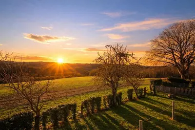 Paysage naturel près de la maison de vacances