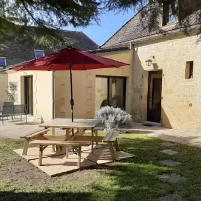 Maison périgourdine avec jardin à 10 min de Sarlat