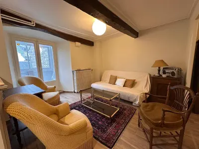 Coin salon dans l'établissement La petite maison de la place