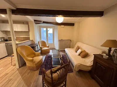 Coin salon dans l'établissement La petite maison de la place