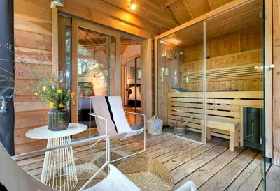 Plan de l'établissement Cabane-Spa - Cyprès si Haut