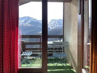 Vue générale sur la montagne ou vue sur la montagne depuis l'appartement