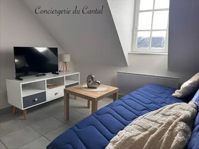 Télévision ou salle de divertissement dans l'établissement La petite maison Murataise
