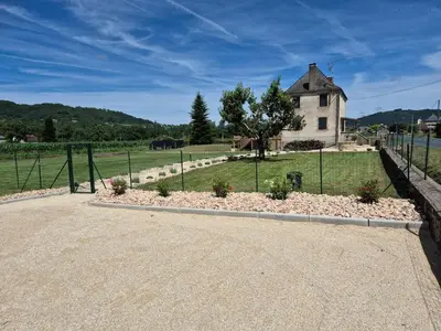Paysage naturel près de la maison de vacances