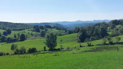 Paysage naturel près de la maison de vacances