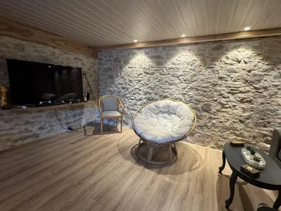 Coin salon dans l'établissement La grange