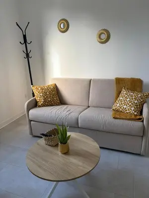 Coin salon dans l'établissement La Maison des Voyageurs - 3 Chambres