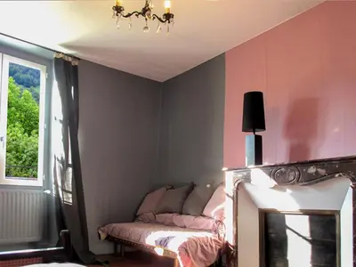 Coin salon dans l'établissement Domaine de la Jordanne - B&B
