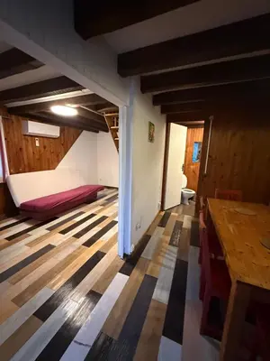 Coin salon dans l'établissement LK gîte la forêt