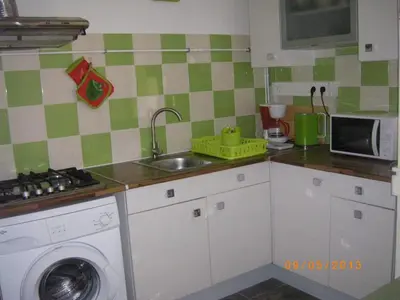 Cuisine ou kitchenette dans l'établissement Villa Les Mimosas