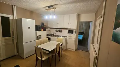 Cuisine ou kitchenette dans l'établissement Cottage, vue montagne, calme