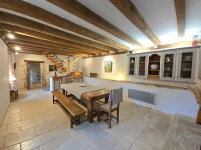 Coin salon dans l'établissement Le logis de Contie