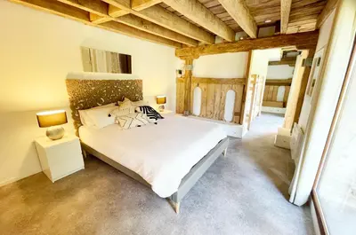 Un ou plusieurs lits dans un hébergement de l'établissement Dordogne et Corrèze vacances BnB