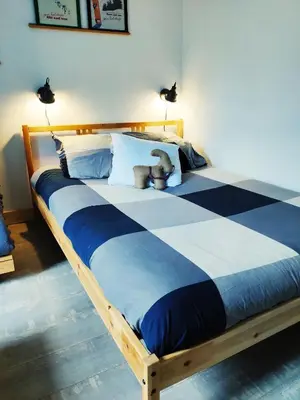 Un ou plusieurs lits dans un hébergement de l'établissement Maison de Louna