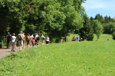 Clients de l'établissement Camping Les Vernieres La Bourboule Sancy