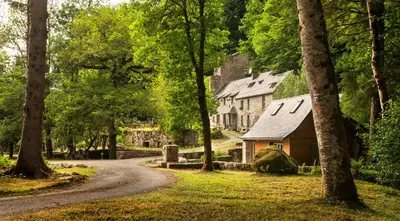 Paysage naturel près de la maison de vacances