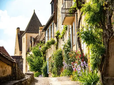 Jardin de l'établissement Villa in Lanzac with Private Garden
