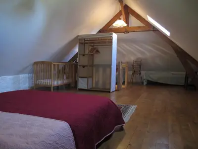 Un ou plusieurs lits dans un hébergement de l'établissement Cottage in Dordogne