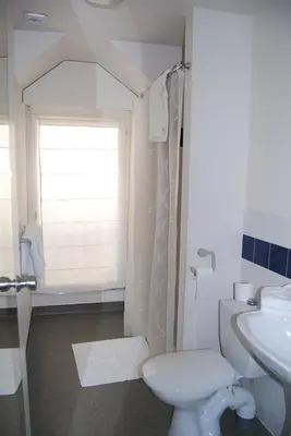 Salle de bains dans l'établissement Le Terminus des Pèlerins