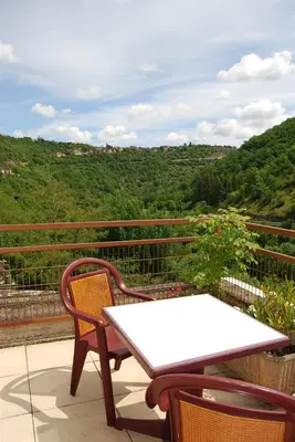 Paysage naturel près de l'hôtel