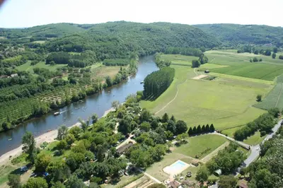 Paysage naturel près de le camping