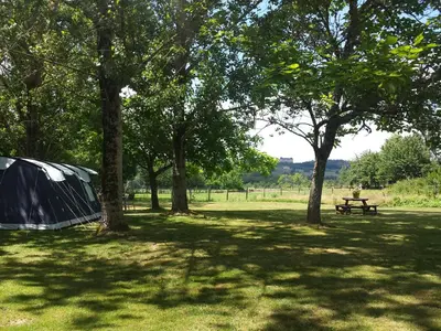 Paysage naturel près de le camping