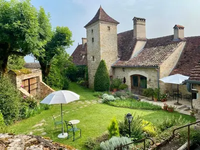 Jardin de l'établissement Manoir de Rieuzal