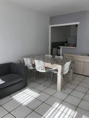 Cuisine ou kitchenette dans l'établissement Les Gîtes du Paradis