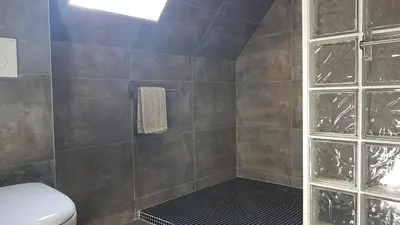Salle de bains dans l'établissement Fred et Jules