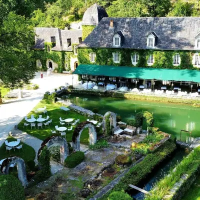 Jardin de l'établissement Manoir d'Hautegente