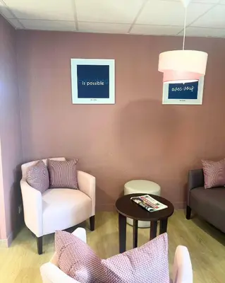 Coin salon dans l'établissement Ace Hotel Brive