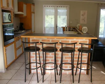 Cuisine ou kitchenette dans l'établissement Lou Malinbouzat
