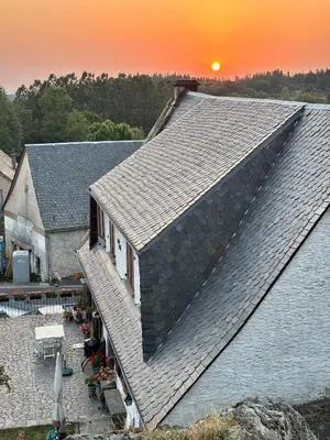 Lever ou coucher de soleil vu de l'appartement ou à proximité