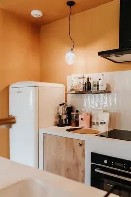 Cuisine ou kitchenette dans l'établissement Maison d'hôtes Bel Estiu