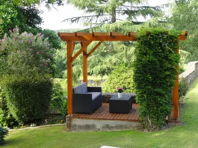Jardin de l'établissement Hotel des Voyageurs