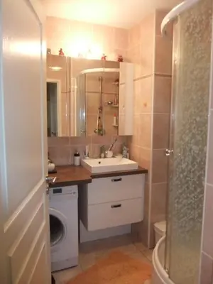 Salle de bains dans l'établissement Résidence CAP HORIZON