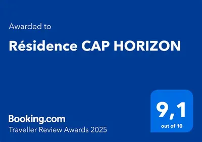 Certificat, récompense, panneau ou autre document affiché dans l'établissement Résidence CAP HORIZON