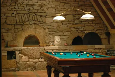 Billard dans l'établissement Belveyre à Rocamadour