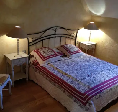 Un ou plusieurs lits dans un hébergement de l'établissement Belveyre à Rocamadour