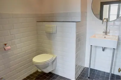 Salle de bains dans l'établissement Villa De Vacances l'Ancienne Ecole Troche