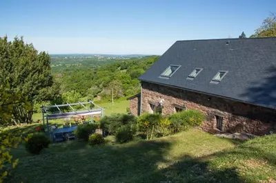 Paysage naturel près de la maison de vacances