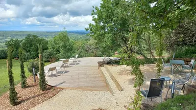 Paysage naturel près de la maison de vacances