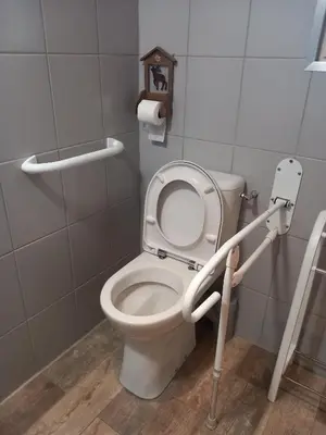Salle de bains dans l'établissement Le chalet des Patures