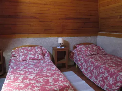 Un ou plusieurs lits dans un hébergement de l'établissement Holiday Home Le Pigeonnier by Interhome