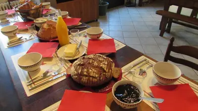 Nourriture dans l'auberge ou à proximité