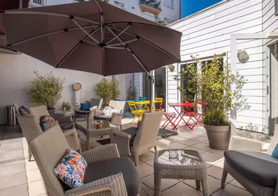 Coin salon dans l'établissement Best Western Plus Richelieu